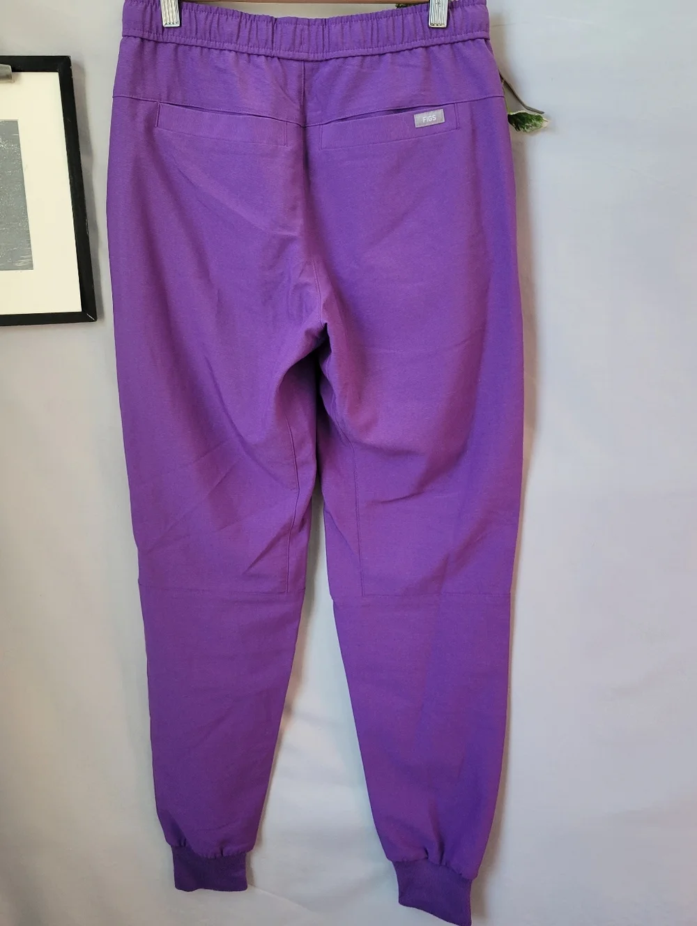 Figs Men's Jansen Technical Collection Jogger Scrub Pants Purple Blue XS
